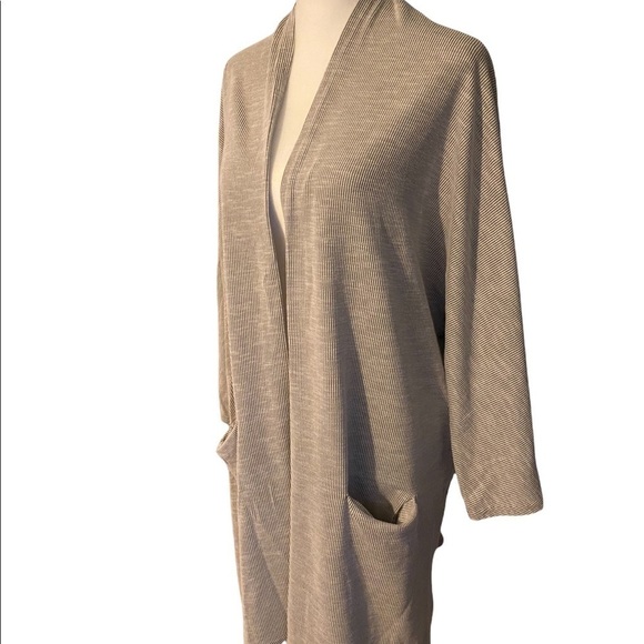 donni pin striped casual ocean Cardigan - Picture 2 of 5